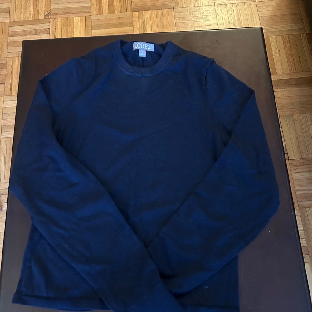 J. Crew Navy Crewneck Sweater